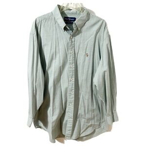 Ralph Lauren Yarmouth Cotton Pinpoint Oxford Button Down Pointed Collar Shirt